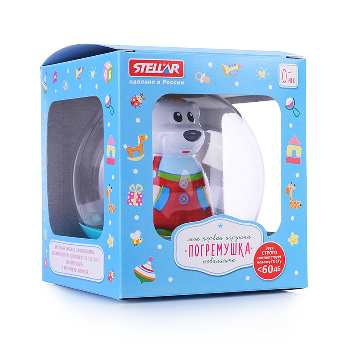 Погремушка "Неваляшка Мишка"