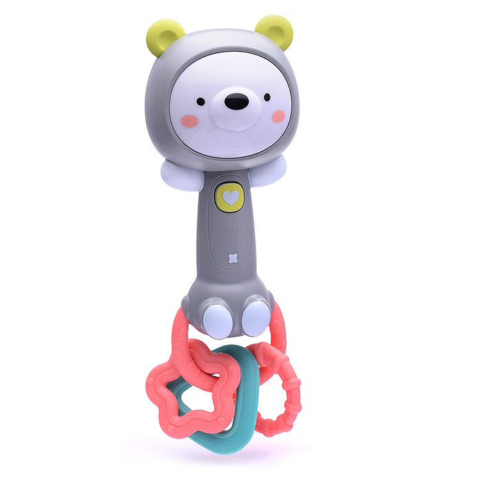 Фото к товару Погремушка Y0014-4 "Собачка" на батарейках, в коробке Погремушка Y0014-4 "Собачка" на батарейках, в коробке