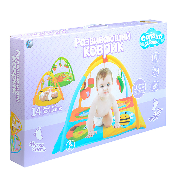 Развивающий коврик В01113 "Облако заботы" в коробке