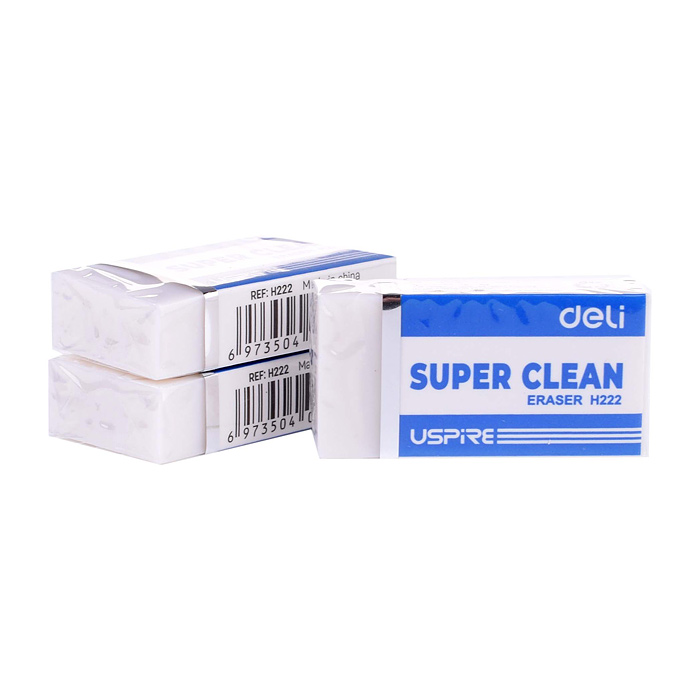 Фото к товару Ластик Uspire прямоугольный, 45х22.5х10.5мм, белый, индивидуальная картонная упаковка Ластик Uspire прямоугольный, 45х22.5х10.5мм, белый, индивидуальная картонная упаковка