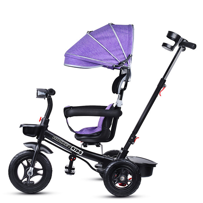 Фото к товару Велосипед 208-3 3-х колесный, фиолетовый Велосипед 208-3 3-х колесный, фиолетовый