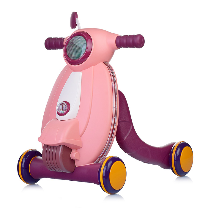 Ходунки 922-605 "Мотобайк" свет, звук, розовый