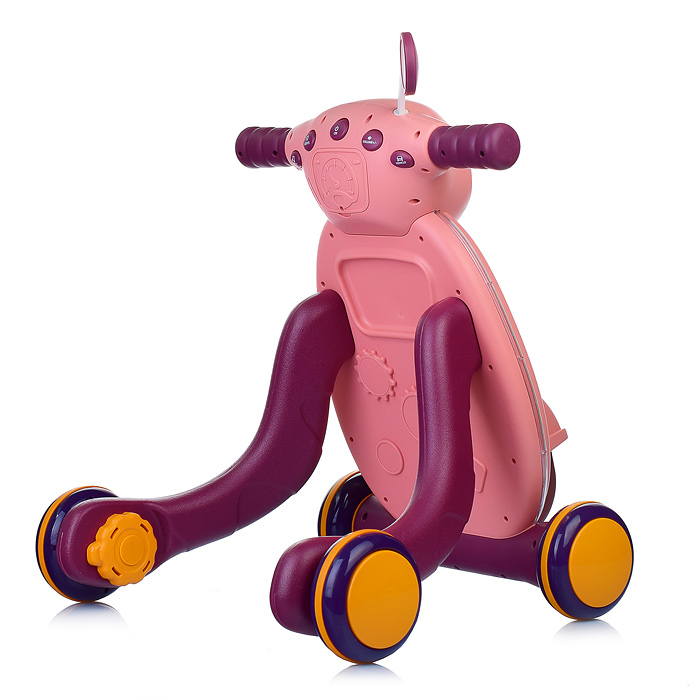 Ходунки 922-605 "Мотобайк" свет, звук, розовый