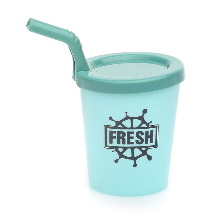 Бытовая техника A1007-4 "Соковыжималка" с набором продуктов, бирюзовый, (свет, звук) в коробке