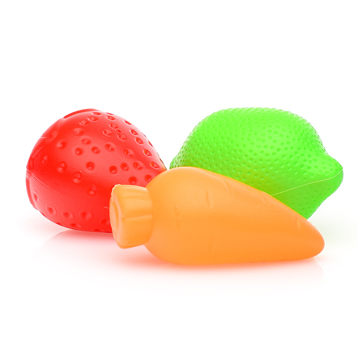 Бытовая техника A1007-4 "Соковыжималка" с набором продуктов, бирюзовый, (свет, звук) в коробке