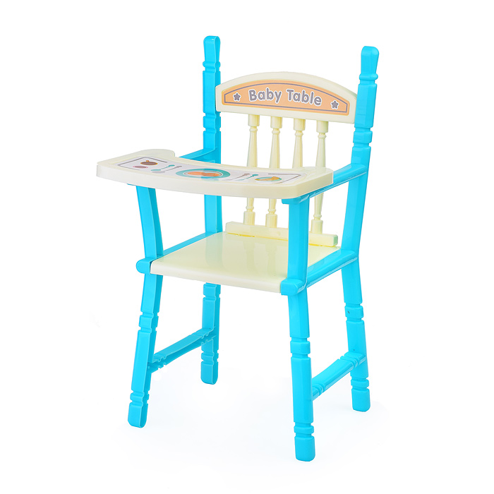 Набор для кукол ZB548-41 (стульчик, люлька, приборы для кормления) в пакете