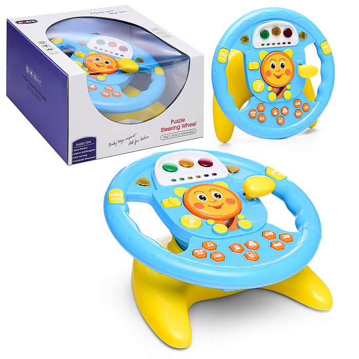 Руль QX-91070E "Мишутка" в коробке