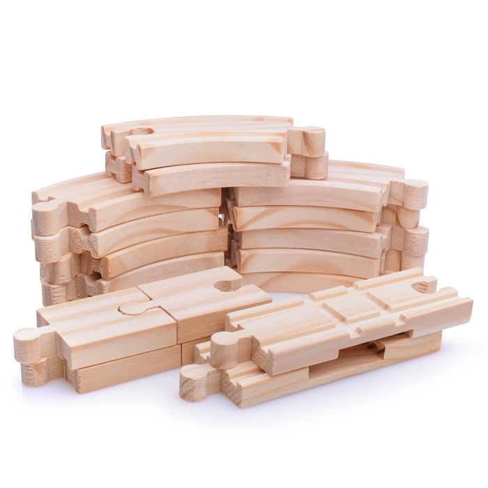 Трек с паровозом и фигурками D1069 в коробке