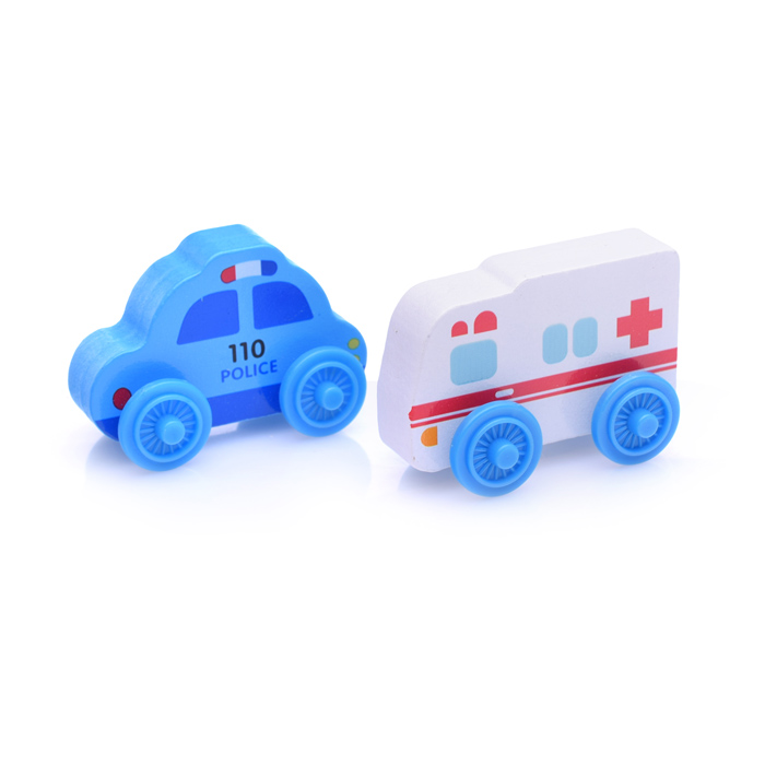 Трек с паровозом и фигурками D1069 в коробке