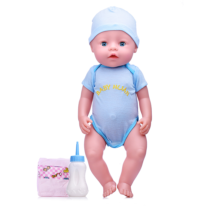 Фото к товару Пупс QH16-62 с аксессуарами, в сумке Пупс QH16-62 с аксессуарами, в сумке