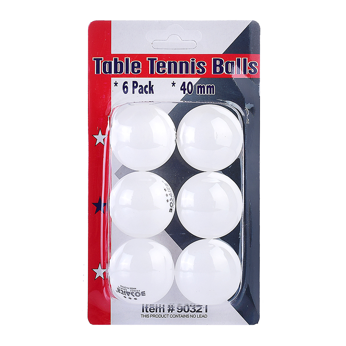 Фото к товару Набор мячей для тенниса 00-3703 (6 шт.) белый, блистер Набор мячей для тенниса 00-3703 (6 шт.) белый, блистер