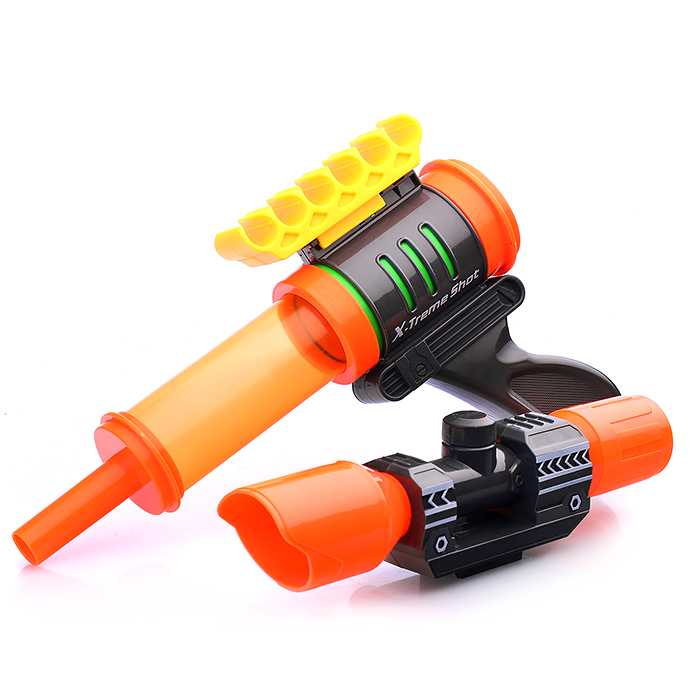 Фото к товару Бластер 0007-37A с мягкими полимерными пулями, в коробке Бластер 0007-37A с мягкими полимерными пулями, в коробке