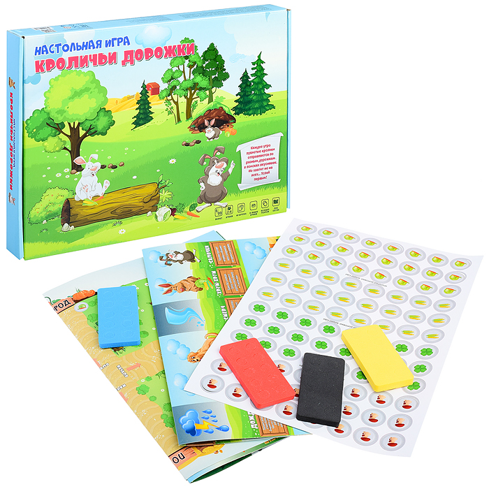 Игра-ходилка "Кроличьи дорожки" 