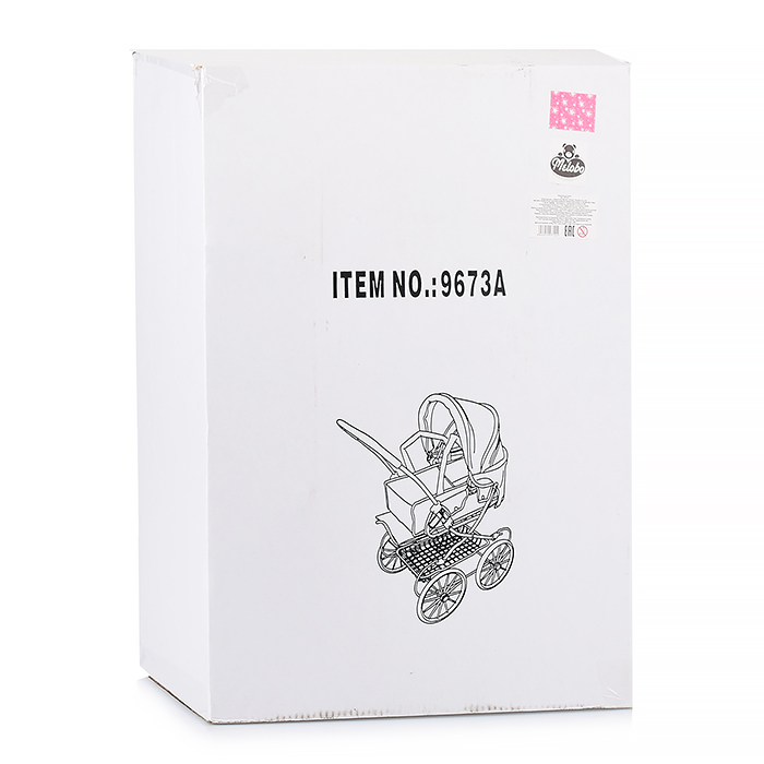Коляска для кукол 9673A в коробке
