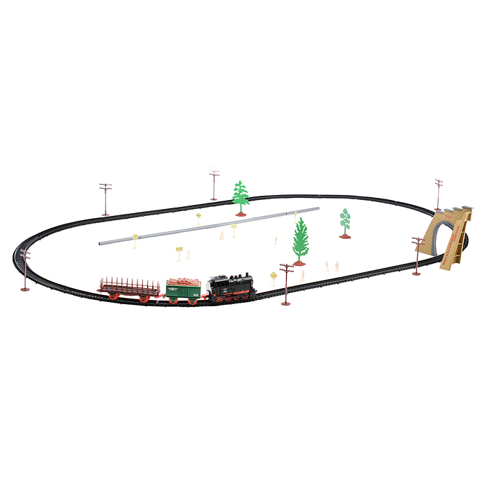 Железная дорога 1230C-3 "Путь" на батарейках, в коробке