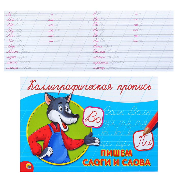 Каллиграфическая пропись А5. альбомная. Пишем слоги и слова Каллиграфическая пропись А5. альбомная. Пишем слоги и слова