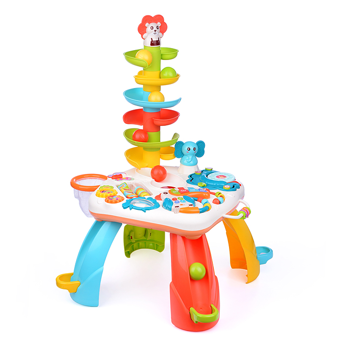 Фото к товару Развивающий столик Y0071 "Веселый аттракцион" световые и звуковые эффекты Развивающий столик Y0071 "Веселый аттракцион" световые и звуковые эффекты