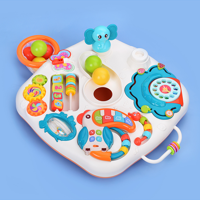 Фото к товару Развивающий столик Y0071 "Веселый аттракцион" световые и звуковые эффекты Развивающий столик Y0071 "Веселый аттракцион" световые и звуковые эффекты