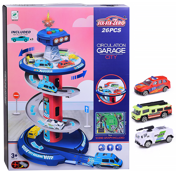 Парковка 660-A323 "Circulatipn garage city" в коробке
