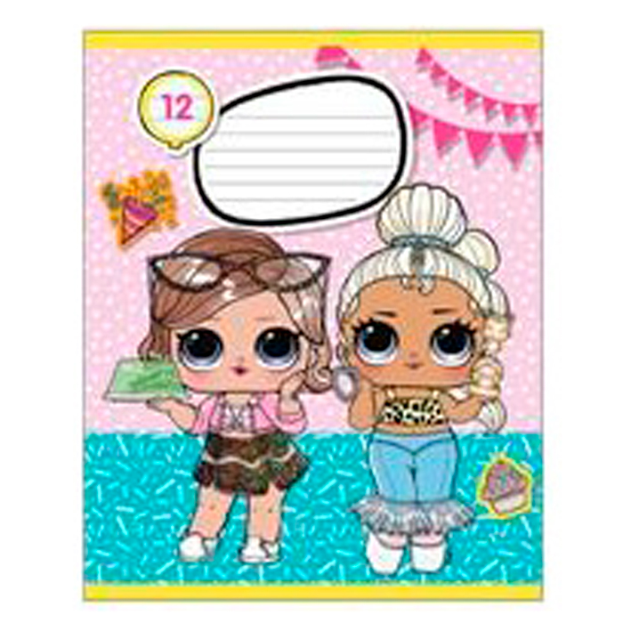 Тетрадь 12 л., линия А5 "LOL"