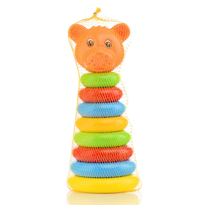 Пирамида животные "Медведь" в сетке