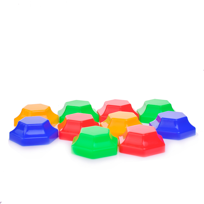 Мозаика объемная "Рыбка" 34 шестигранных фишки ( 4 цвета , 8 картинок )