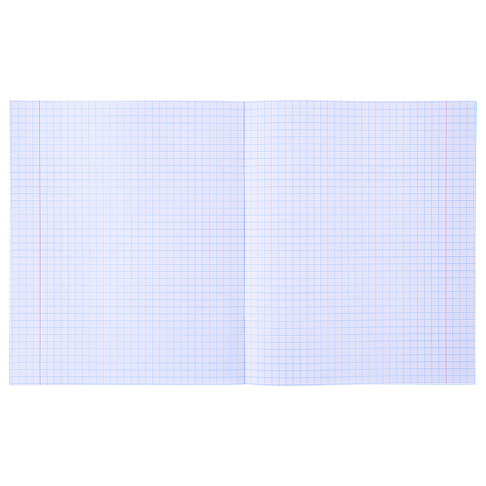 Тетрадь 18л. клетка  зеленая обложка  внутр блок офсет № 1 белизна 96%, плотность 60г/м2