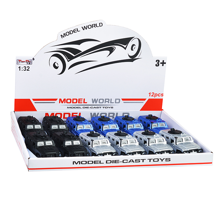 Машина F1131-2M "Броневик" метал., в дисплее