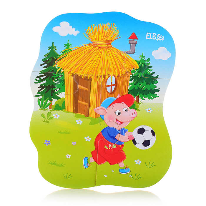 Фото к товару Мягкий пазл "Три поросенка" Мягкий пазл "Три поросенка"