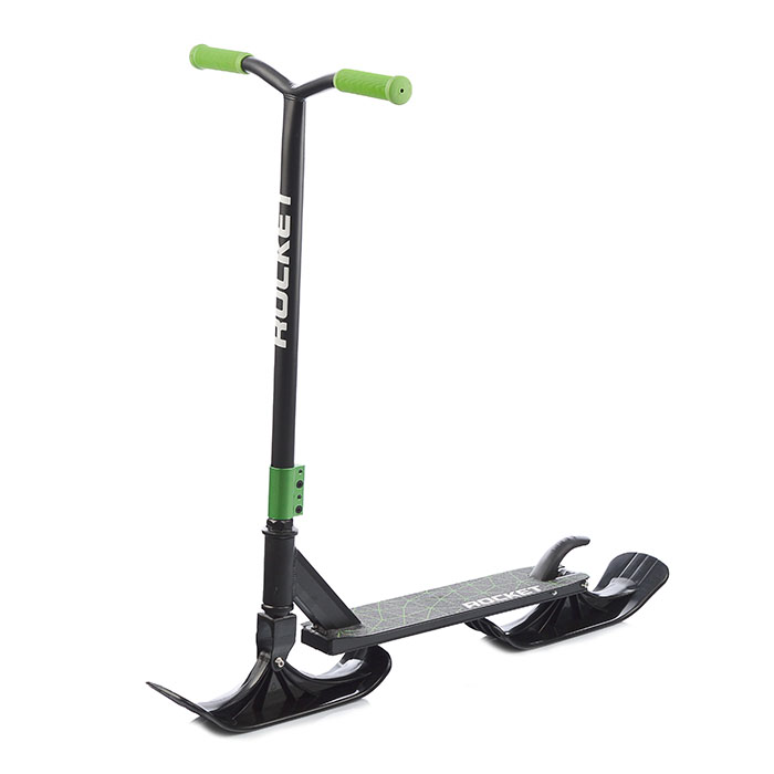 Фото к товару Самокат-снегокат трюковой R0005 в коробке (зелёный) Самокат-снегокат трюковой R0005 в коробке (зелёный)