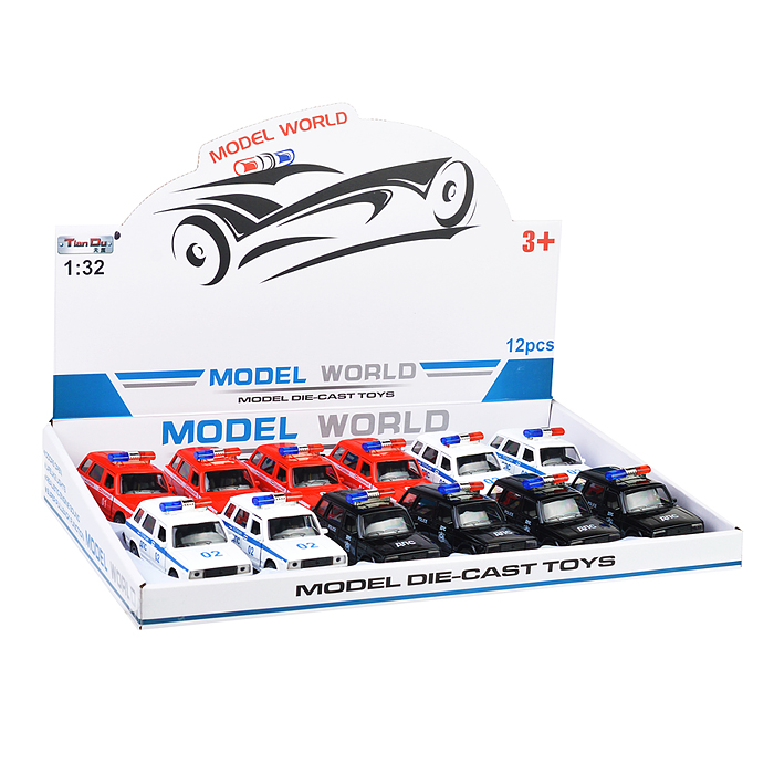 Машина F1137-4M "Спецслужба-4" метал., в дисплее