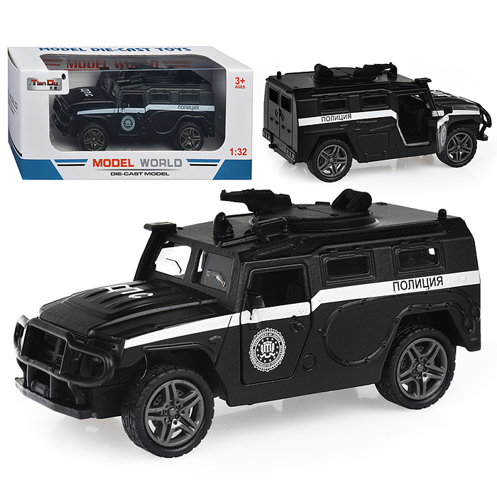 Машина F1131-3M "Спецподразделение" метал., в коробке