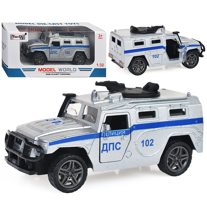 Машина F1131-3M "Спецподразделение" метал., в коробке