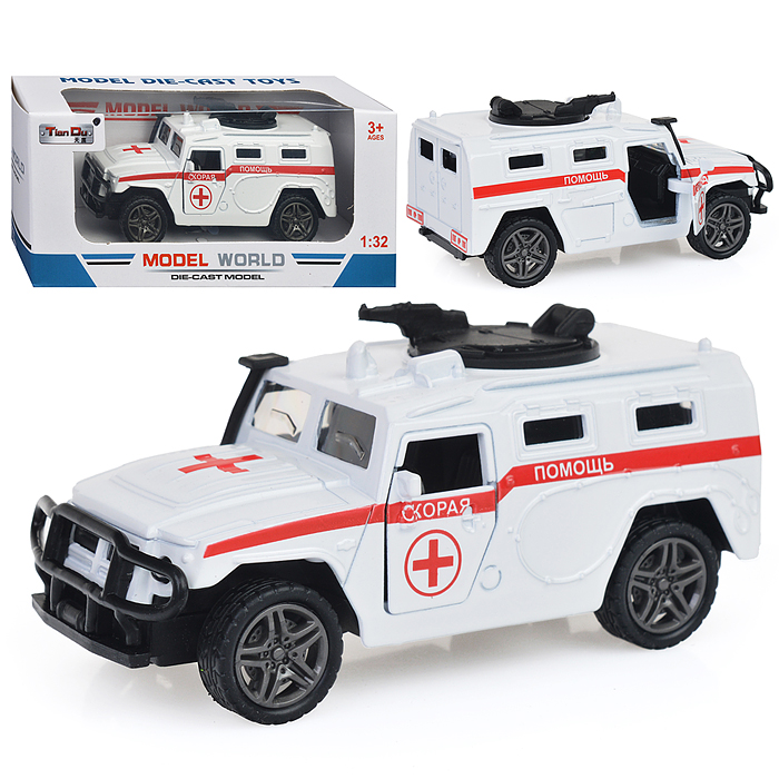 Машина F1131-3M "Спецподразделение" метал., в коробке