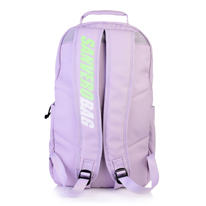 Рюкзак подростковый, 1 основное отделение на молнии, 2 передних кармана на молнии, 2 боковых