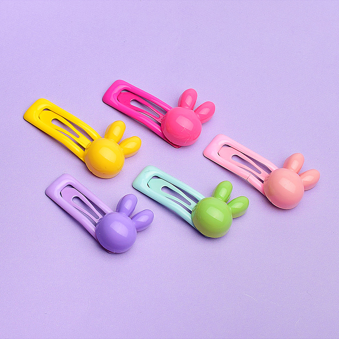 Фото к товару Набор заколок для волос 00-3884 "Зайчик" в пакете Набор заколок для волос 00-3884 "Зайчик" в пакете