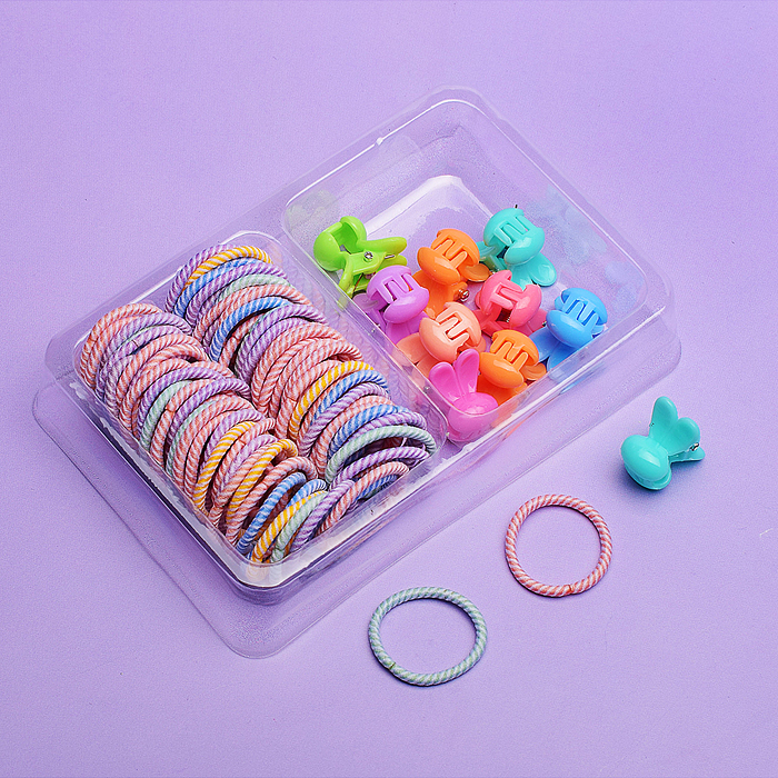 Набор резинок/заколок для волос 00-3868 "Нежность" 60 предметов