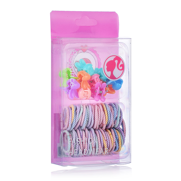 Набор резинок/заколок для волос 00-3868 "Нежность" 60 предметов