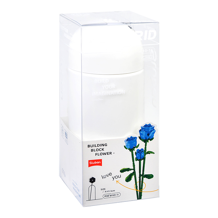 Конструктор M38-B1101-11 "Синяя роза" (238 дет.)