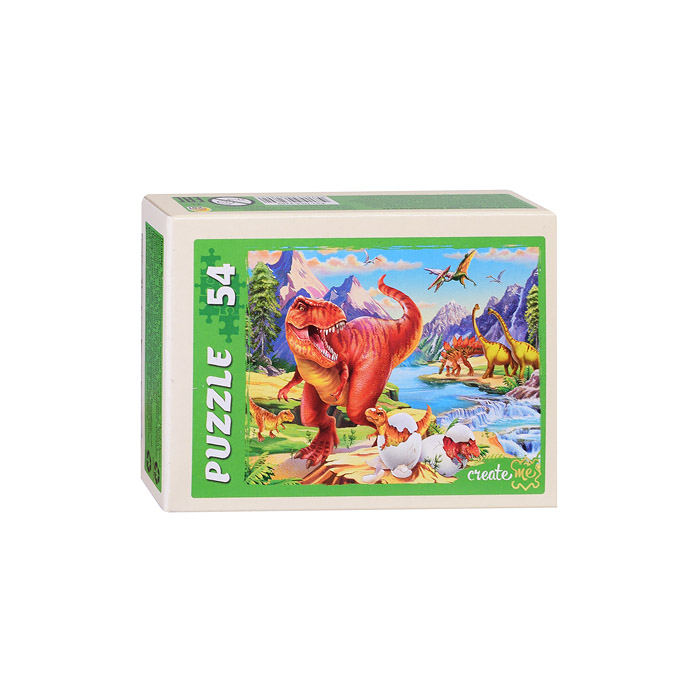 Пазлы 54 "Мир динозавров № 42" 