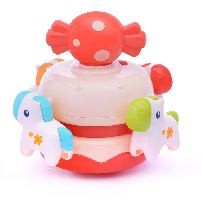 Фото к товару Развивающая игрушка HE8049 "Карусель" розовая, в коробке Развивающая игрушка HE8049 "Карусель" розовая, в коробке