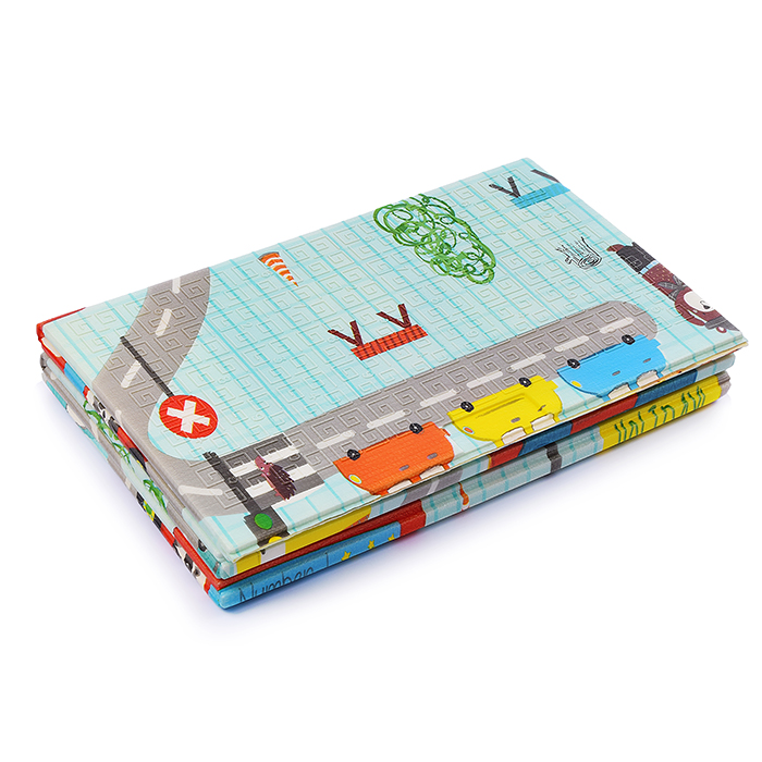 Коврик развивающий 00-1462 "Автобус/Самолетики" (120*180*0.8см.) EVA