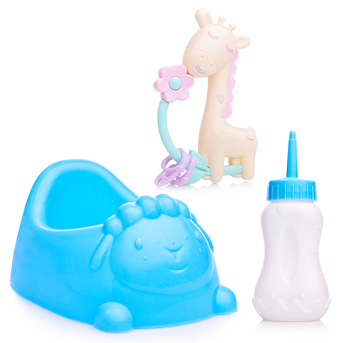 Пупс QH3015-6 с аксессуарами, в коробке