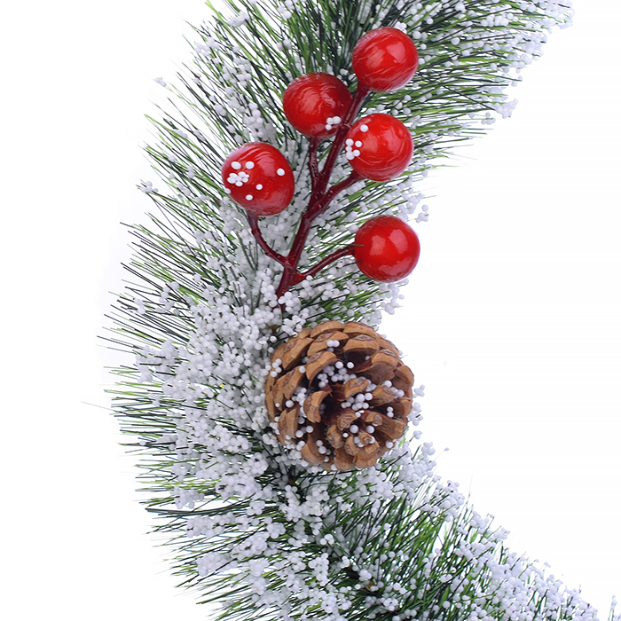 Фото к товару Новогоднее украшение S0940 "Венок" в пакете Новогоднее украшение S0940 "Венок" в пакете