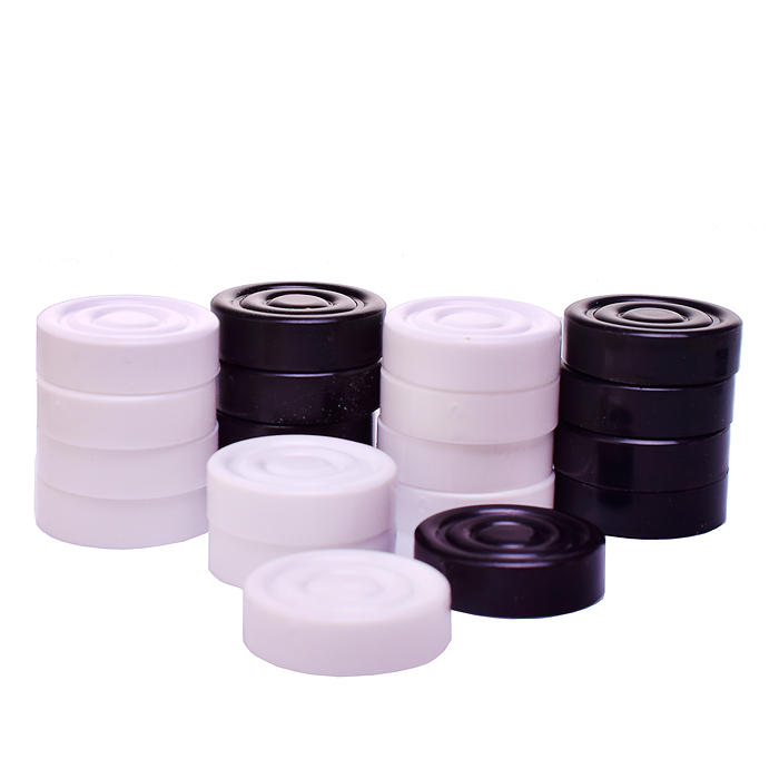 Фото к товару Шахматы обиходные пластиковые + шашки пластиковые, в деревянной доске 290х145мм Шахматы обиходные пластиковые + шашки пластиковые, в деревянной доске 290х145мм