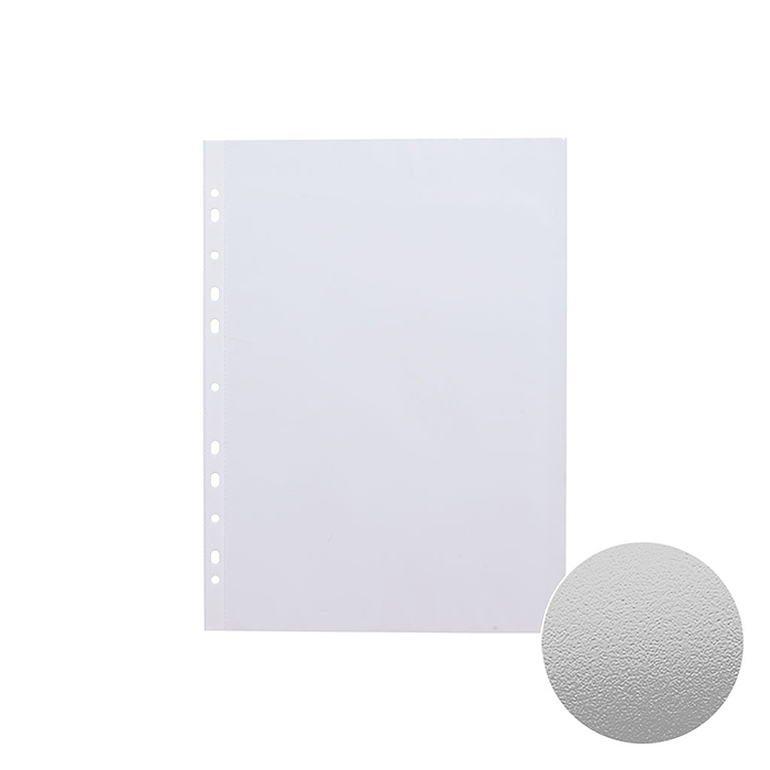 Вкладыш-файл  A4,  пластиковый Fizzy Clear, 40 мкм,прозрачный 100 шт 