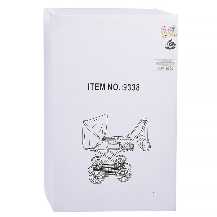Коляска для кукол 9338 в коробке