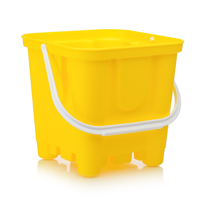 Песочный набор "Дворцовый" ( 4 формочки, совок, грабли, ведро)