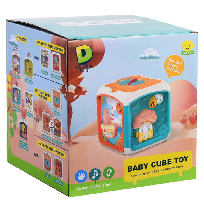 Куб развивающий 747 "Семигранник" в коробке