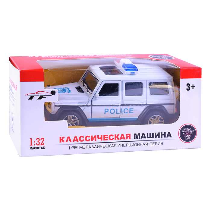 Машина TF9975 "Полицейский джип" металл., в коробке